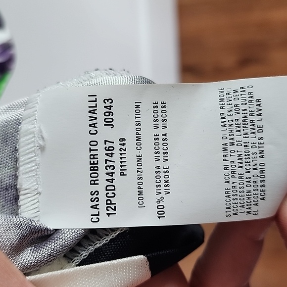 Roberto Cavalli Vintage gathered floral top size S-M - Picture 5 of 7